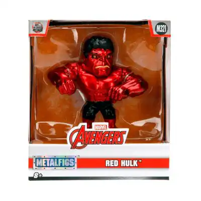 Hulk Rojo Marvel Avengers Metalfigs Figura Coleccionable Jada