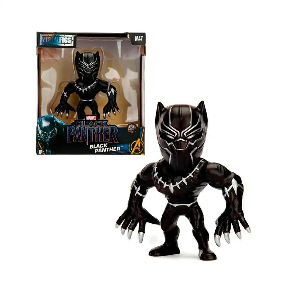 30445J3 Black Panther Marvel Civil War Metalfigs Figura Coleccionable Jada - Imagen 1