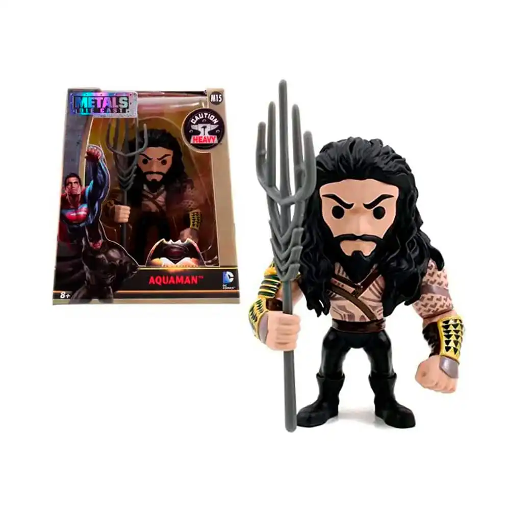 97707J Aquaman Batman vs Superman Metalfigs Figura Coleccionable Jada - Imagen 1