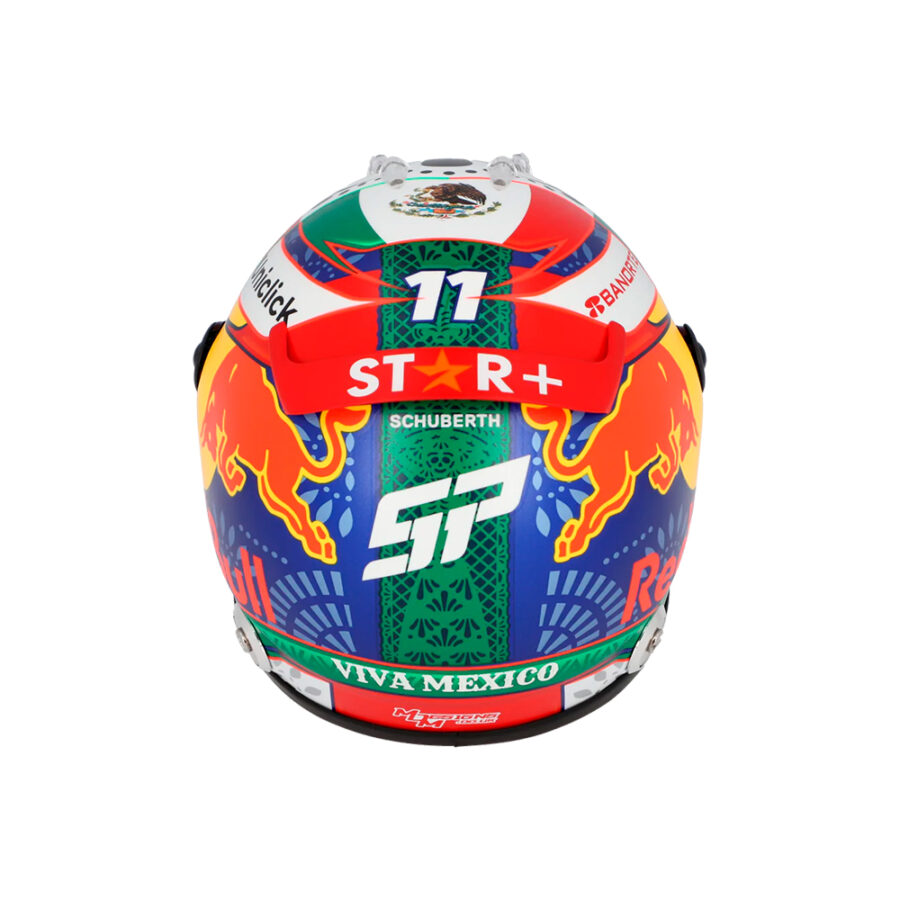 Sergio Checo Pérez Mini Helmet 2022 México GP F1 Escala 1/4 Schuberth ...