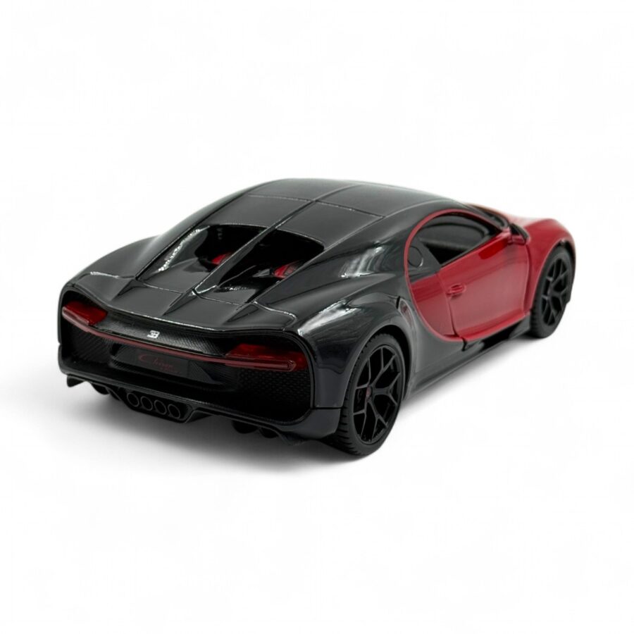 Maisto 1/24 Bugatti Chiron Sport – Modèle Réduit Rouge Et Noir, échelle 1:24, Reproduction Fidèle