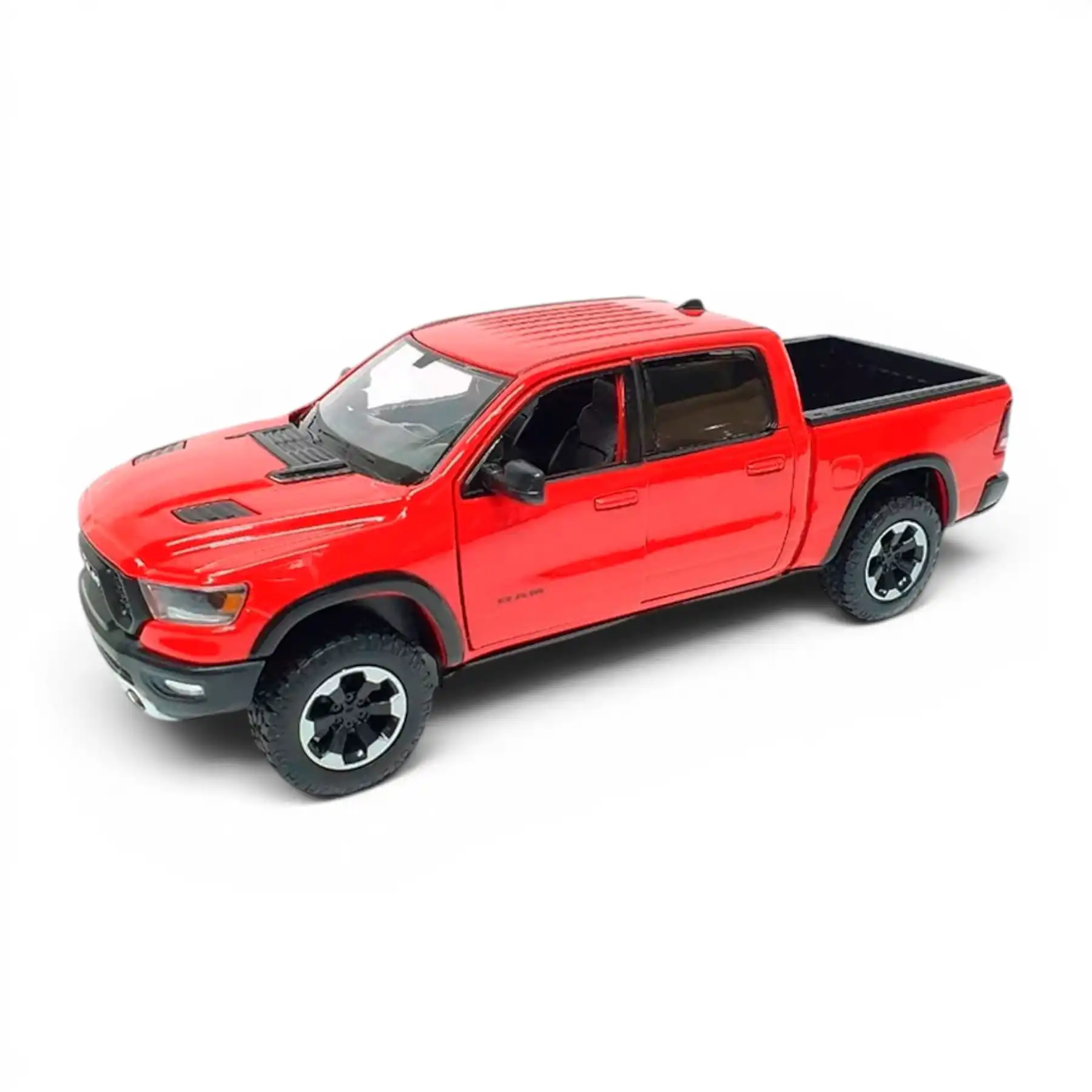 74358D-RD03 Dodge RAM 1500 Pickup 2019 Cab Rebel Motor Max Escala 1/24 Rojo Sin Caja