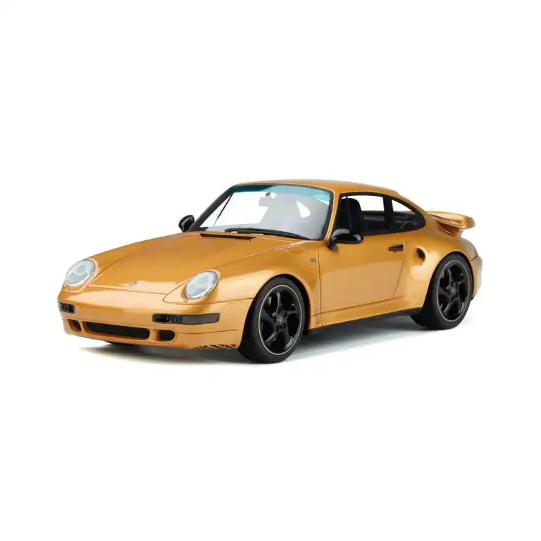 Porsche 911 2018 Turbo S 993 GT Spirit Escala 1/18 Dorado
