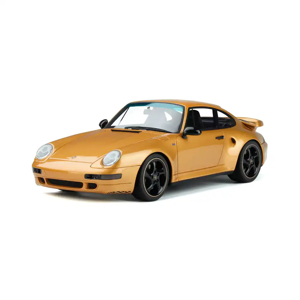 GT836Porsche6 Porsche 911 2018 Turbo S 993 GT Spirit Escala 1/18 Dorado