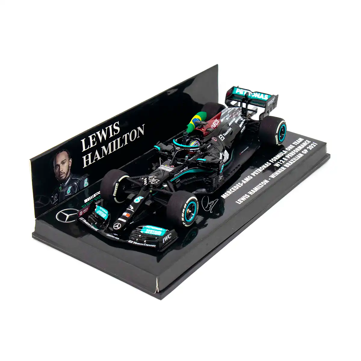 Lewis Hamilton Mercedes AMG F1 W12 Ganador Brasil GP 2021 1/43