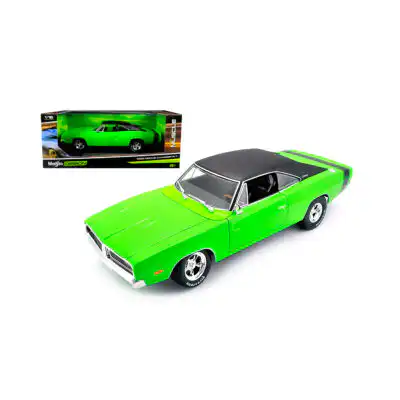 Dodge Charger R/T 1969 Verde Maisto Escala 1/18