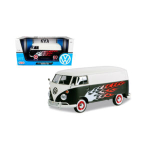 Combi Volkswagen Type 2 Delivery Pick Up Flamas 1/24 Motor Max