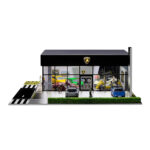 Lamborghini Agencia Diorama con luz autos a escala 1/64 G Fans - Imagen 7