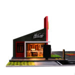 McDonalds Diorama con luz autos a escala 1/64 G Fans Exhibidor - Imagen 6