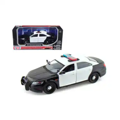 Patrulla Ford Police Interceptor 2013 Motor Max Escala 1/24