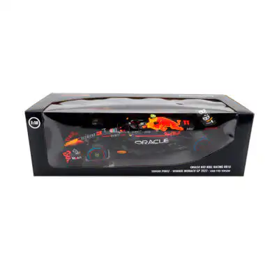 Sergio Checo Pérez Red Bull RB18 Ganador Mónaco 2022 Minichamps 1/18