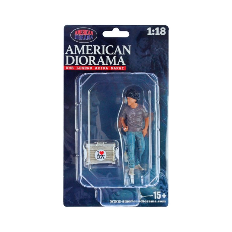 Akira Nakai RWB Legend American Diorama Escala 1/18 Figura B