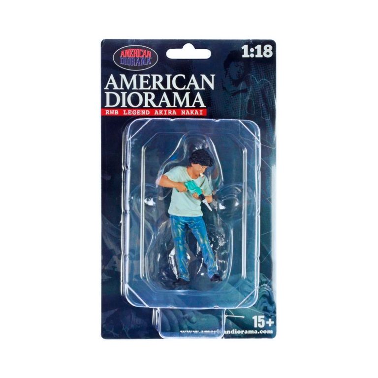 Akira Nakai RWB Legend American Diorama Escala 1/18 Figura C