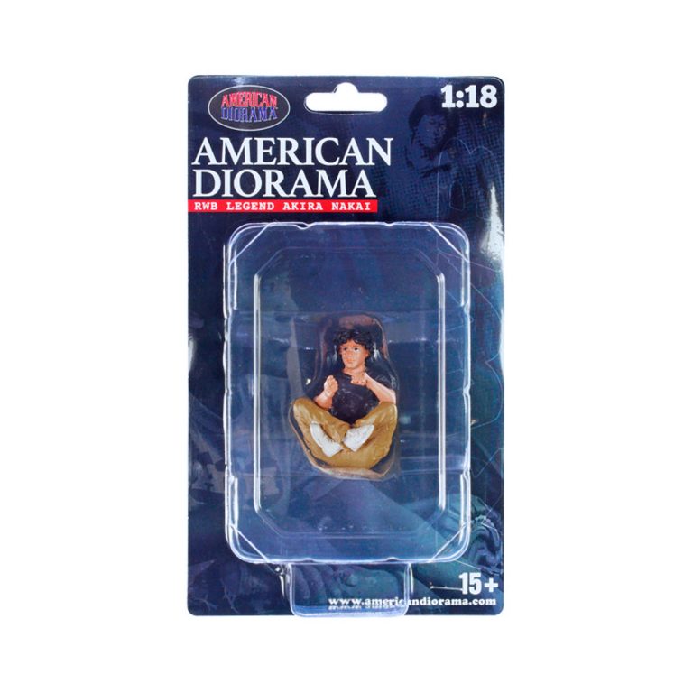 Akira Nakai RWB Legend American Diorama Escala 1/18 Figura D