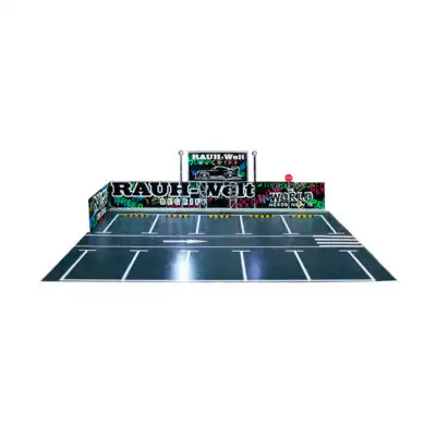 Diorama Estacionamiento RAUH WELT RWB con Luz Autos Escala 1/64