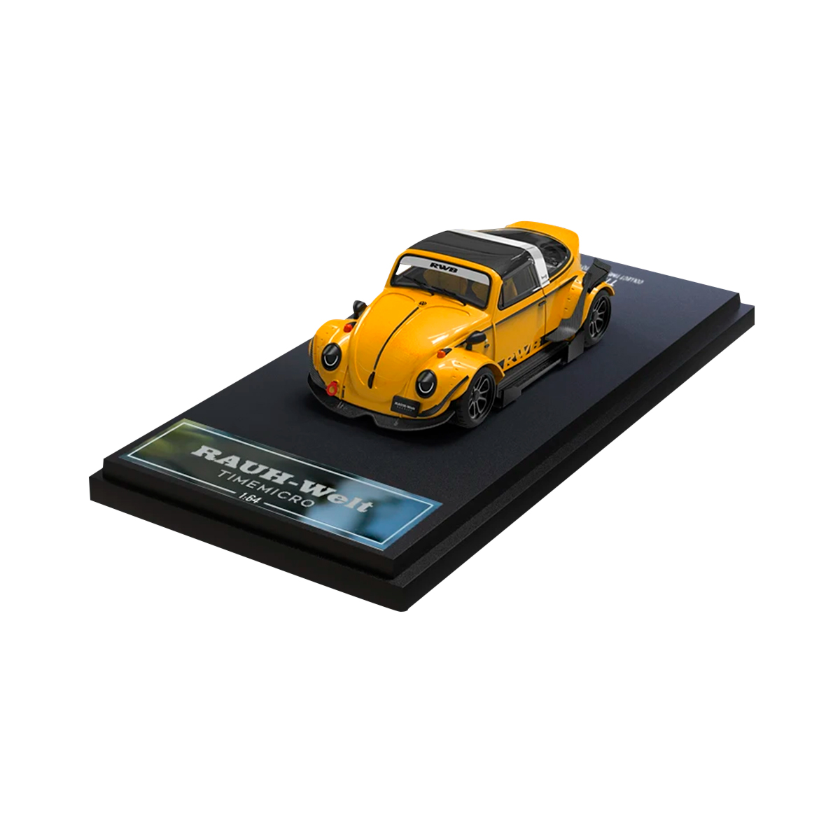 VW Beetle Vocho RWB RAUH WELT Amarillo 1/64