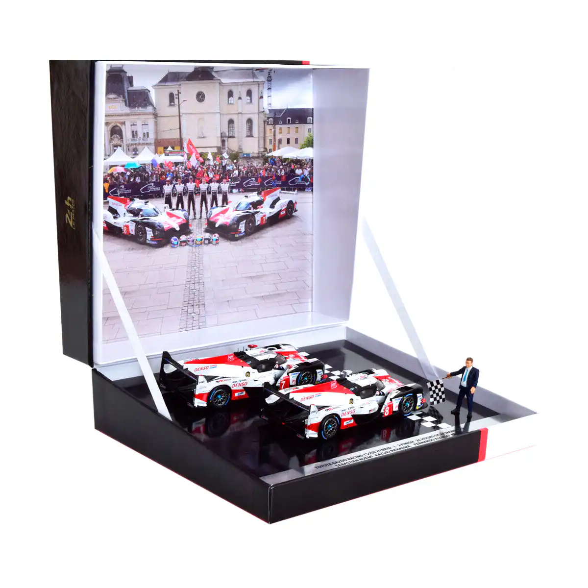 ToyotaTS05024h Toyota TS050 24H Le Mans 2018 Set 2 Autos Spark Escala 1/43 - Imagen 1
