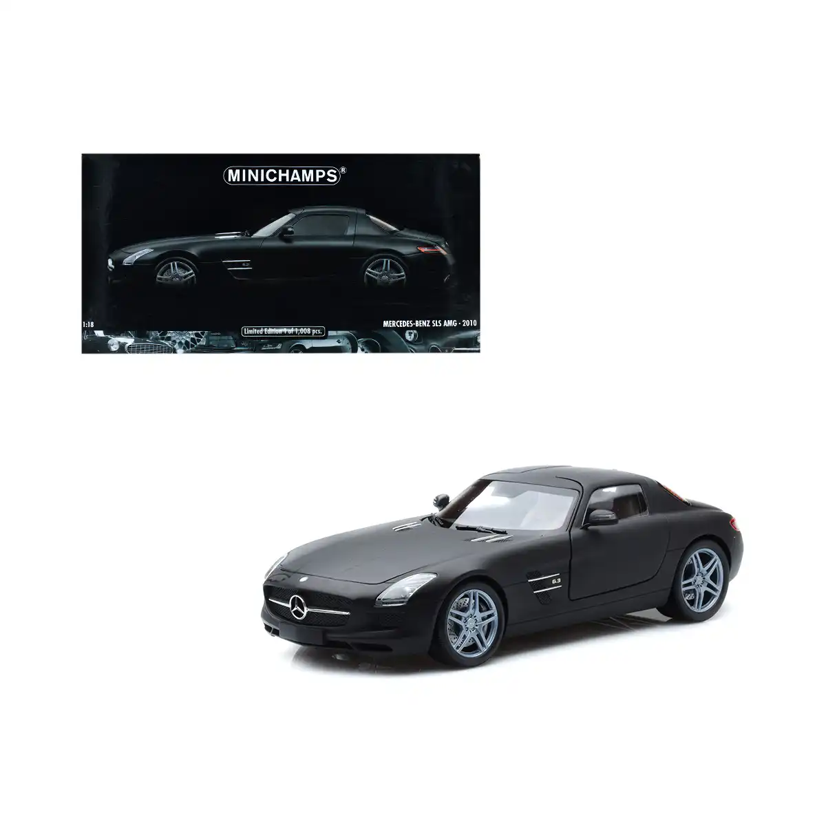Mercedes Benz SLS AMG 2010 Minichamps Escala 1/18 | Motoredge