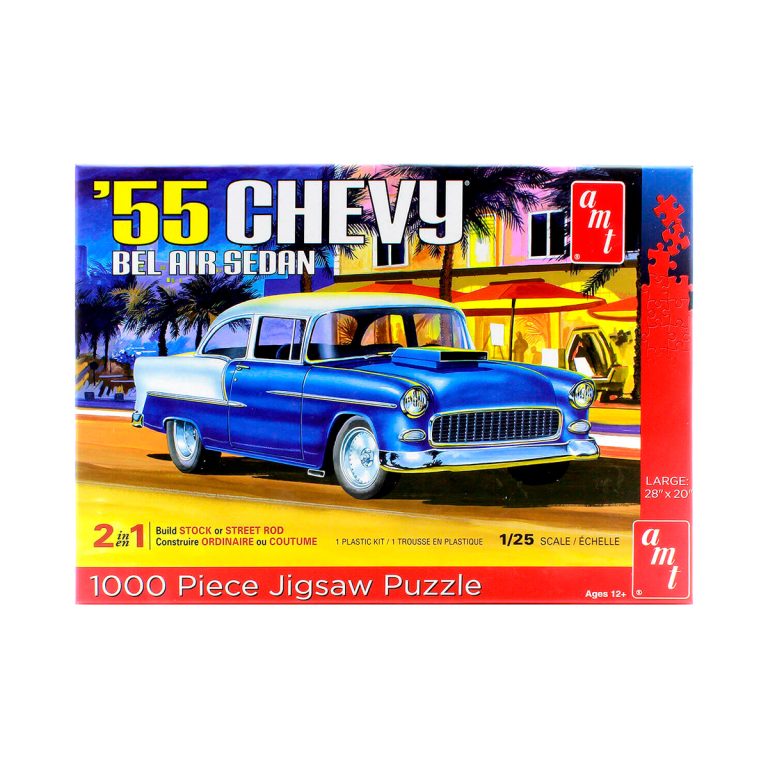 Chevrolet Bel Air Sedan 1955 Rompecabezas 1000 Piezas AMT