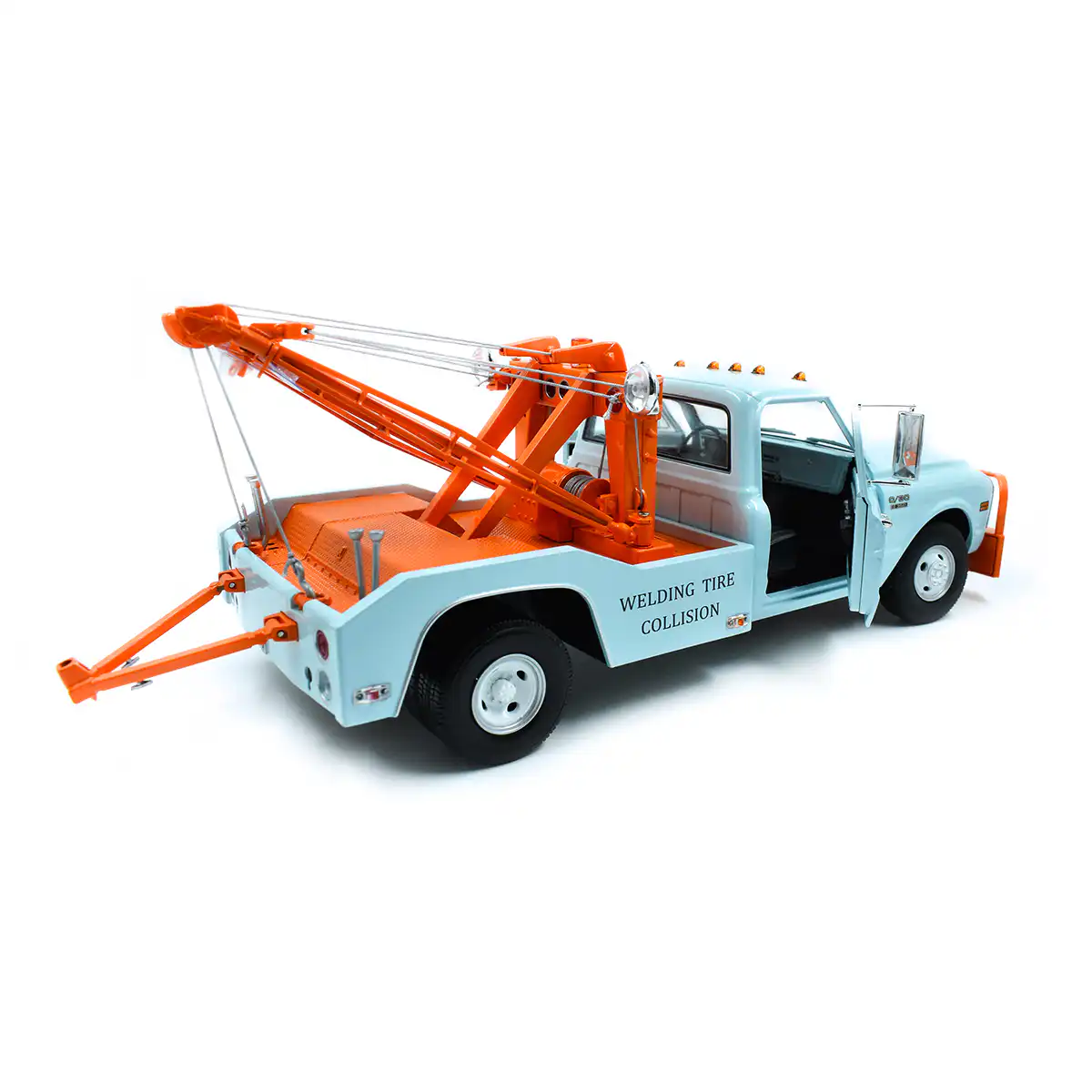 GREENLIGHT, CHEVROLET C-30 Dépanneuse 1969 GULF, échelle 1/18
