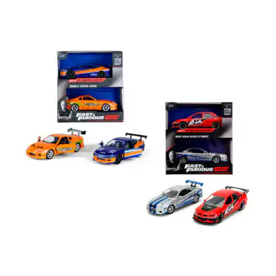 Rápido y Furioso Set 4 Piezas Legacy Series 3 Jada Escala 1/32