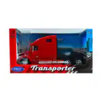 Tráiler Freightliner Columbia Rojo Caja Welly Escala 1/32 - Imagen 9
