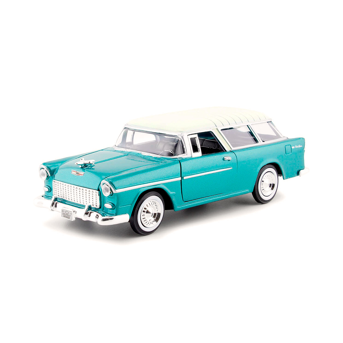 73248GRNNomad5 Chevy Bel Air Nomad 1955 Motor Max Escala 1/24 Sin Caja