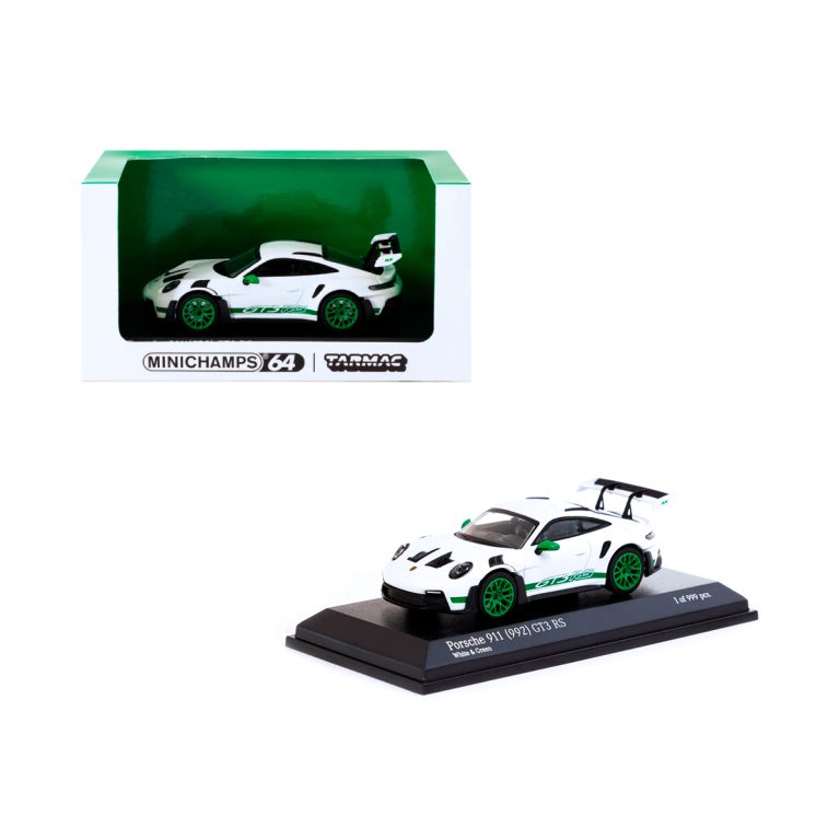 Porsche 911 (992) GT3 RS Tarmac Works x Minichamps 1/64