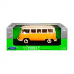 Volkswagen T1 Bus Combi 1963 Amarillo Welly NEX Escala 1/18 - Imagen 10