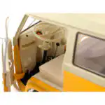 Volkswagen T1 Bus Combi 1963 Amarillo Welly NEX Escala 1/18 - Imagen 7