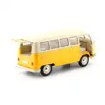 Volkswagen T1 Bus Combi 1963 Amarillo Welly NEX Escala 1/18 - Imagen 6