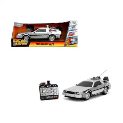 Delorean Volver Al Futuro Turbo RC Con Luz Jada Escala 1/16