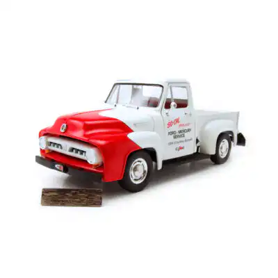 Ford F100 Pickup 1953 So-Cal Speed Shop ACME Escala 1/18 Blanco Metal