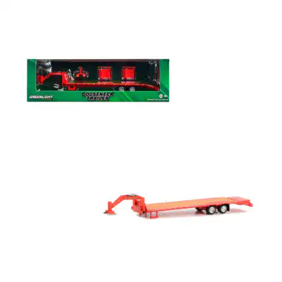 Remolque Cuello de Ganso Naranja Gooseneck Greenlight 1/64
