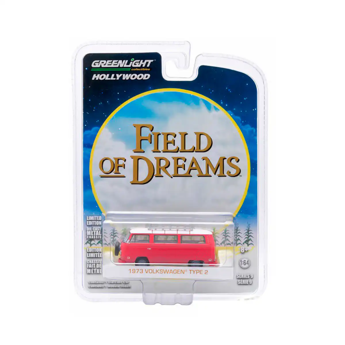 Miniature Greenlight 1/18 Volkswagen Combi T2 1973 Rouge - Édition Limitée