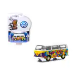 VW Combi Type 2 Bus Hippie V DUB 1968 Greenlight Escala 1/64