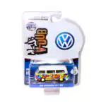 VW Combi Type 2 Bus Hippie V DUB 1968 Greenlight Escala 1/64 - Imagen 3
