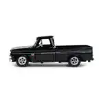 Chevy C10 Fleetside Pick Up 1966 Negro Motor Max Escala 1/24 - Imagen 5