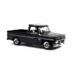 Chevy C10 Fleetside Pick Up 1966 Negro Motor Max Escala 1/24 - Imagen 4