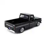 Chevy C10 Fleetside Pick Up 1966 Negro Motor Max Escala 1/24 - Imagen 7