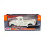 GMC Blue Chip Pickup 1957 Blanco Motor Max Escala 1/24 - Imagen 10