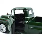 GMC 100 Wideside Pickup 1958 Verde Motor Max Escala 1/24 - Imagen 9