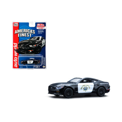 Ford Mustang 2017 Patrulla California Auto World Escala 1/64