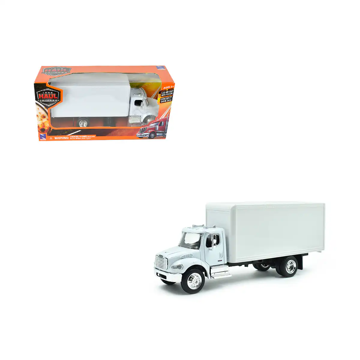 SS-16003Torton Freightliner Torton New Ray Tráiler Caja Seca Escala 1/43 - Imagen 1