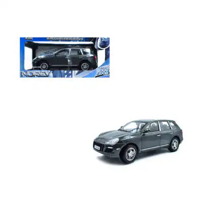 Porsche Cayenne Turbo Gris Show Room Norev Escala 1/18