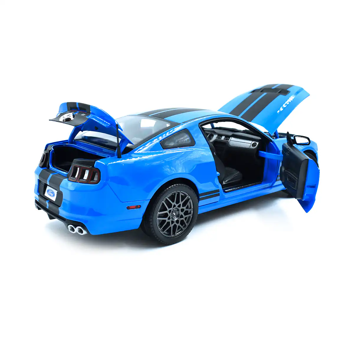 Ford Shelby GT500 2013 Azul Shelby Collectibles Escala 1/18