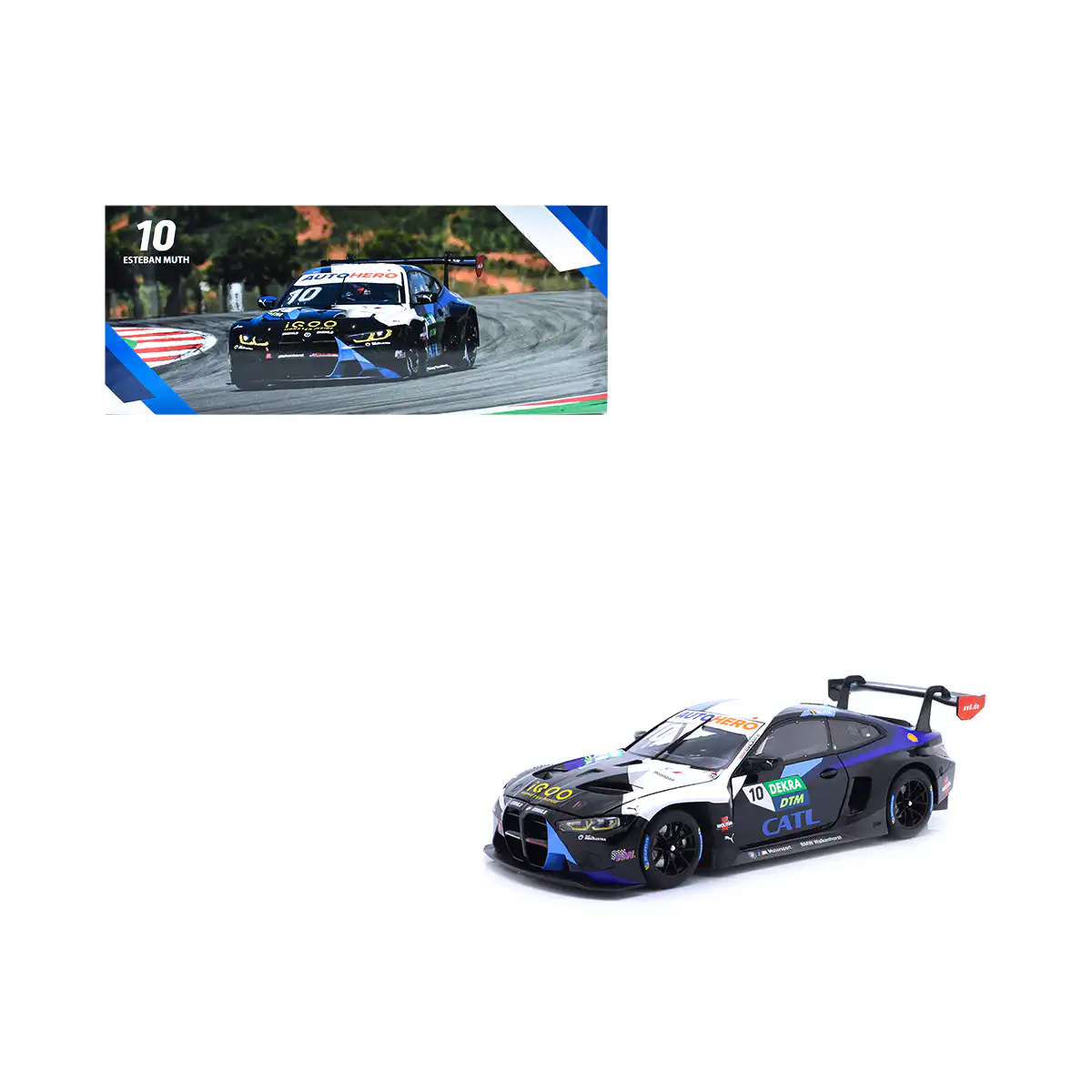 113222010BMW1 BMW M4 GT3 #10 DTM 2022 Esteban Muth Minichamps Racing 1/18 - Imagen 1