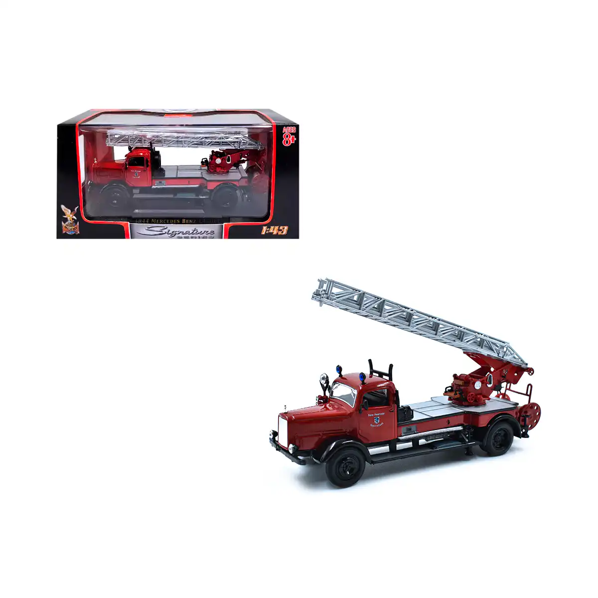 43012Bombero2 Mercedes Benz L4500F 1944 Camión Bomberos Road Signature 1/43 - Imagen 1