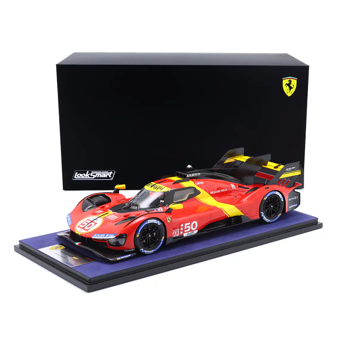 LS18RC023Ferrari4 Ferrari 499P #50 24h Le Mans 2023 Launch LookSmart Escala 1/18 - Imagen 1