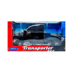 Tráiler Freightliner Cascadia Negro Caja Welly Escala 1/32 - Imagen 10